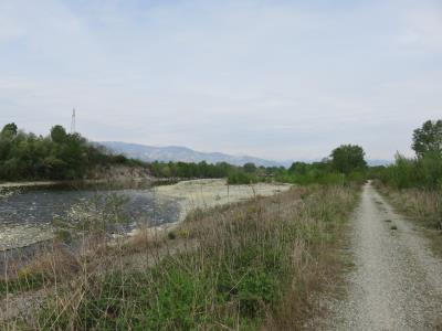 sterrato lungo lo Stura di Lanzo